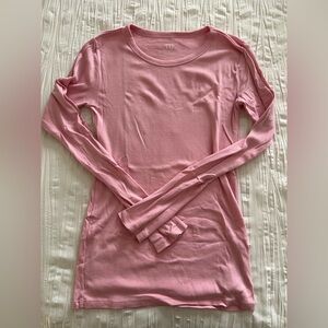 GAP Factory Soft Pink Long Sleeve Tee